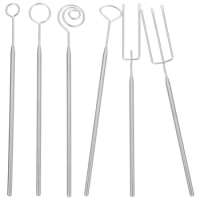 Marshmallows Chocolate Fork Dipping Forks Candy Making Supplies Drizzle Tool Round Cheese Fondue Stainless Steel Tools