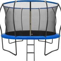 Trampoline,Recreational Trampolines with Safety Enclosure&amp;Ladder, Combo Bounce Outdoor Trampoline for Kids and Adults jump home