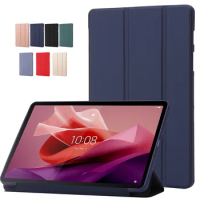 For Xiaoxin New Pad Pro 12 7 Case Trifold PU Leaher Soft Back Stand Tablet For Lenovo Xiaoxin Pad Pro 12 7 Lenovo P12 12.7 Case