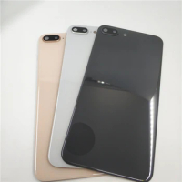 For Apple iPhone 8 Plus Back Battery Glass Cover Rear Door Housing Case For iPhone 8 Back Glass Panel With Camera Frame Lens