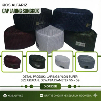 Peci Jaring Korea Original - Kopiah Haji Ringan Anti Gerah
