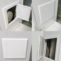 Lubang Pemeriksaan Panel Akses, Bahan PVC, Pintu Akses, Sesuai untuk Dinding dan Siling, Penutup San