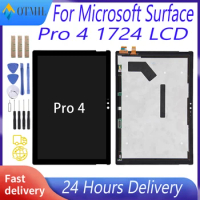AAAA++++ 12.3 LCD For Microsoft Surface Pro 4 1724 LCD Touch Screen Digitizer Panel Glass Assembly For Pro4 LCD Replacement
