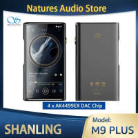 SHANLING M9 Plus Portable HIFI Player MP3 AMP 4x AK4499EXEQ M9plus MQA Streaming Media player DLNA/A