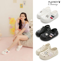 PLAYBOY 玩酷主張輕量防水2WAY洞洞鞋-PY0002