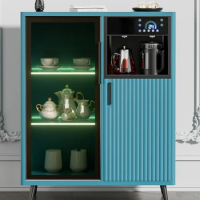 Modern light luxury automatic solid wood tea bar machine, refrigerator refrigerator, baby bottle sterilization cabinet