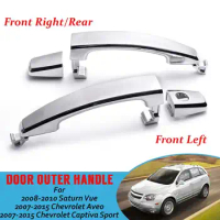 1pcs Car Front Left Right Rear Chrome ABS Door Outer Handle Covers For Chevrolet Captiva Sport Aveo Saturn 96468266