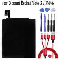 BM46 Battery For Xiaomi Redmi Note 3 / Note 3 Pro Batterie Real Capacity 4760mAh Rechargeable Batteria+USB cable+toolki