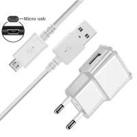 Mobile Phone Charger Adapter Micro USB Cable For OPPO A12 A15 A1K A5 A7 A8 A9 A37 F9 F11 Pro USB Charger Cable EU Wall Plug
