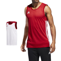 Adidas 3G Speed 愛迪達 球衣 紅 白 雙面穿 籃球服 球衣 透氣 上衣 刺繡 無袖 背心 t恤 DY6595