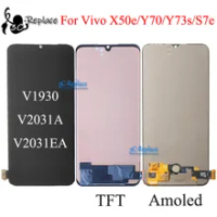 Original Amoled / TFT 6.4 inch For Vivo X50e Vivo Y70 Vivo Y73s Vivo S7e LCD Display Screen Touch Digitizer Assembly Replacement