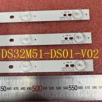 Kit 3pcs LED backlight bar For DS32M51-DS01-V02 DSBJ-WG T32S T32FUZ X32S