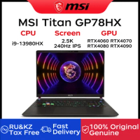MSI Titan GP78HX Gaming Laptop 17 Inch 2.5K 240Hz IPS Screen Notebook i9-13980HX 16GB 1TB RTX4080 Computer Ultra Gaming Netbook