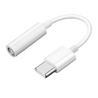 1pcs USB Type C To 3.5mm Audio Jack Adapter For Wired Headphones Connecting Cellphones Type C To Earphones Cable Adapters