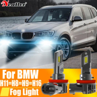 2x H11 H8 Led Fog Lights Headlight Canbus H16 H9 Car Bulb 6000K White Diode Driving Running Lamp 12v 55w For BMW F36 F48 F32 F82