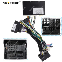 SKYFAME 16Pin Car Wire Harness Adapter Canbus Box Decoder For Benz E Class W212 E200 E260 E300 S212 Android Radio Power Cable