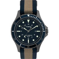 TIMEX  天美時 風格系列 經典手錶  (藍x棕褐x黑 TXTW2U90100)