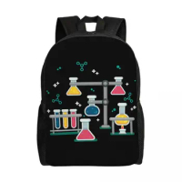Amazing Chemistry Laptop Backpack Men Women Fashion Bookbag for School College Students Science Laboratory Technology Bags