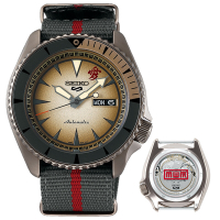 SEIKO 精工 5 Sports x 火影忍者 我愛羅 聯名機械錶 618送禮推薦-42.5mm (SRPF71K1)_SK045