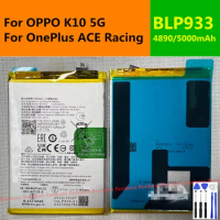 Original BLP933 5000mAh Replacement Battery For OPPO K10 5G PGJM10 , For OnePlus ACE Racing Edition PGZ110 Phone