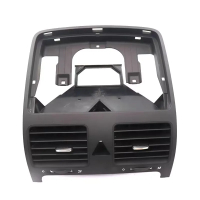 Kailey ใหม่ 1K0 819 728 F ช่องระบายอากาศหน้าปัดกลางสีดำพลาสติก สำหรับ VW Jetta MK5 Golf 5 MK5 Rabbit