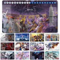 HOT Board Game DTCG Playmat Table Mat Size 60X35 cm Mousepad Play Mats Compatible for Digimon TCG CCG RPG-109384
