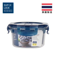 SUPER LOCK SU6881 Tritan 圓形保鮮食物盒 400毫升 微波爐適用 香港行貨 