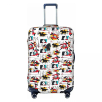 Custom Mulan Luggage Cover Funny Suitcase Protector Covers Suit For 18-32 inch