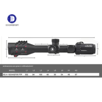 Best Price Guarantee Discovery Optics FFP HS 4-16x44 6-24x50 Optical Scope for Hunting