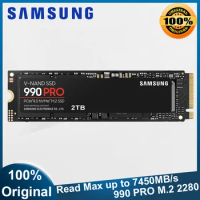 SAMSUNG 990 PRO 1TB 2TB M.2 SSD M2 PCIe Gen 4.0 x4, NVMe 2.0 HDD Hard Drive HD Hard Disk SSD Solid State M.2 2280 for PC Laptop