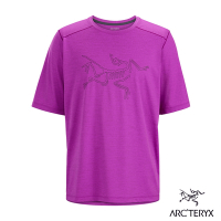 Arcteryx 始祖鳥 男 Cormac Logo 快乾短袖圓領衫 時尚雜紫