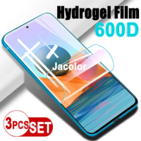 3PCS Screen Safety Film For Xiaomi Redmi Note 10 Pro Water Gel Soft Film Redmy Note10Pro Max Hydrogel Film Not Tempered Glass
