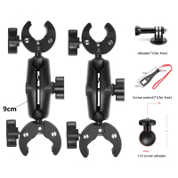 20231122 for Insta360 X5 One X2 X3 X4  Motorcycle Bicycle Monopod Handlebar Double Clip cket for SJC