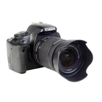 DSLR Camera Lens Hood EW-63C Bayonet Mount for Canon EOS 80D 90D 700D 800D 850D 200DII With EF-S 18-55mm STM 58mm Filter Lens
