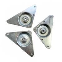 2026 Manufacturer Wholesale Sofa Leg Special Iron Plate Triangle Sofa Leg Cover Foot Accessories Cof