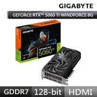 Gigabyte技嘉GeForce RTX 5060Ti WINDFORCE 8G顯示卡 GV-N506TWF2-8GD RTX5060Ti