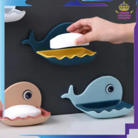GTT Tempat Sabun Batang Tempel Paus Lucu Plastik Model Ikan Paus