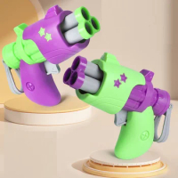 Soft Bullet Gun Toy with Nerf Soft Bullet Darts Stress Relief Toy Airsoft Safe Soft Foam Bullets Boys Toys Gifts for Children