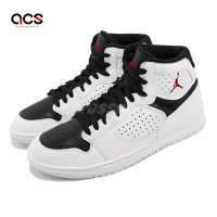 Nike 休閒鞋 Jordan Access 男鞋 白 高筒 喬丹 皮革 透氣 橡膠大底 AR3762-101