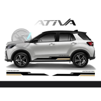(Ready Stock) S57# Perodua Ativa Car body stripe Sticker