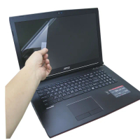 【EZstick】MSI GP72 2QE 專用 靜電式筆電LCD液晶螢幕貼(可選鏡面或霧面)