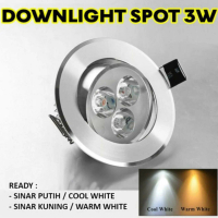 Lampu downlight led 3w adjustable