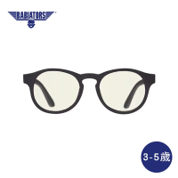 【Babiators】藍光眼鏡鑰匙孔圓框系列 - 時尚雅黑
