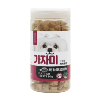 【汪洽普】狗狗凍乾-阿拉斯加蝶魚 80g*3入組(凍乾鮮食、狗零食)