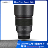 Samyang AF 85mm F1.4 II FE Lens Decal Skin Wrap Cover for Samyang AF85 F1.4 Lens Sticker Anti-Scratch Protective Skin