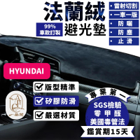 【一朵花汽車百貨】HYUNDAI 現代 SANTA FE 法蘭絨避光墊