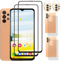 Protection for Samsung A13 A53 A54 Tempered Glass Samsung Galaxy A13 A23 Screen Protector Samsung A 13 23 Camera Film Samsung A33 A73 Protective Glass Samsung A53 Clear Black Edge Glass Sansung A 53 Samsung A54 Glass