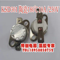 Ceramic thermostat / thermostat switch temperature switch KSD301 180 degrees normally closed 10A / 250V