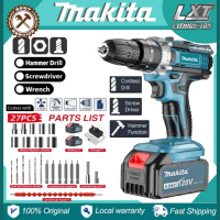 New product Makita 2 Large Batteries 128V Cordless Drill 3-in-1 Function High-Power Screwdriver Dril