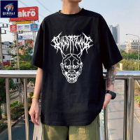 COD-Men T Shirt Metal Rap Style HipHop Printed Tees Black White Short Sleeve Oversized Cottbpcvbtobx
